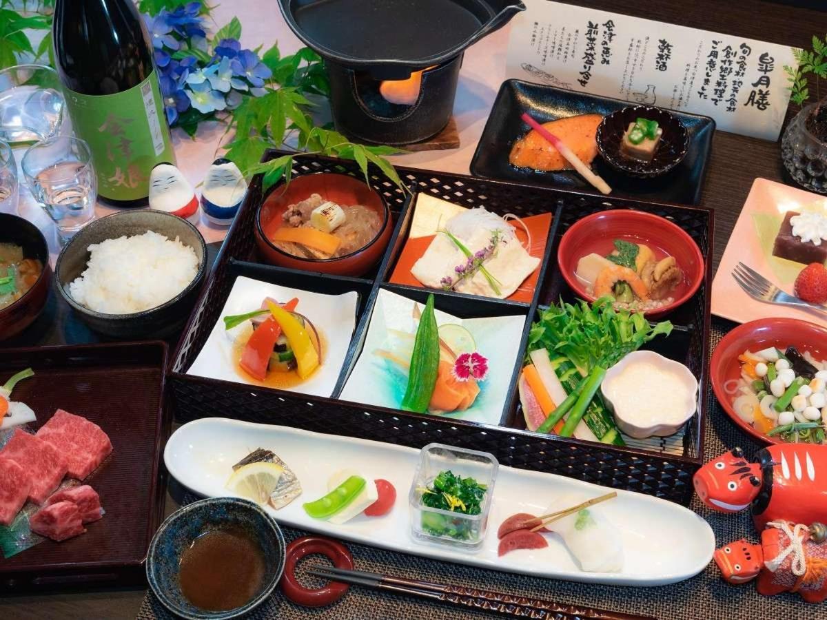 Kutsurogijyuku Shintaki Hotel Aizuwakamatsu Buitenkant foto